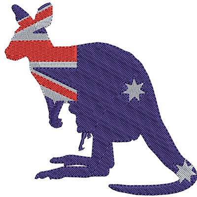 Matriz de matriz Matriz De Bordado Cangurú Austrália